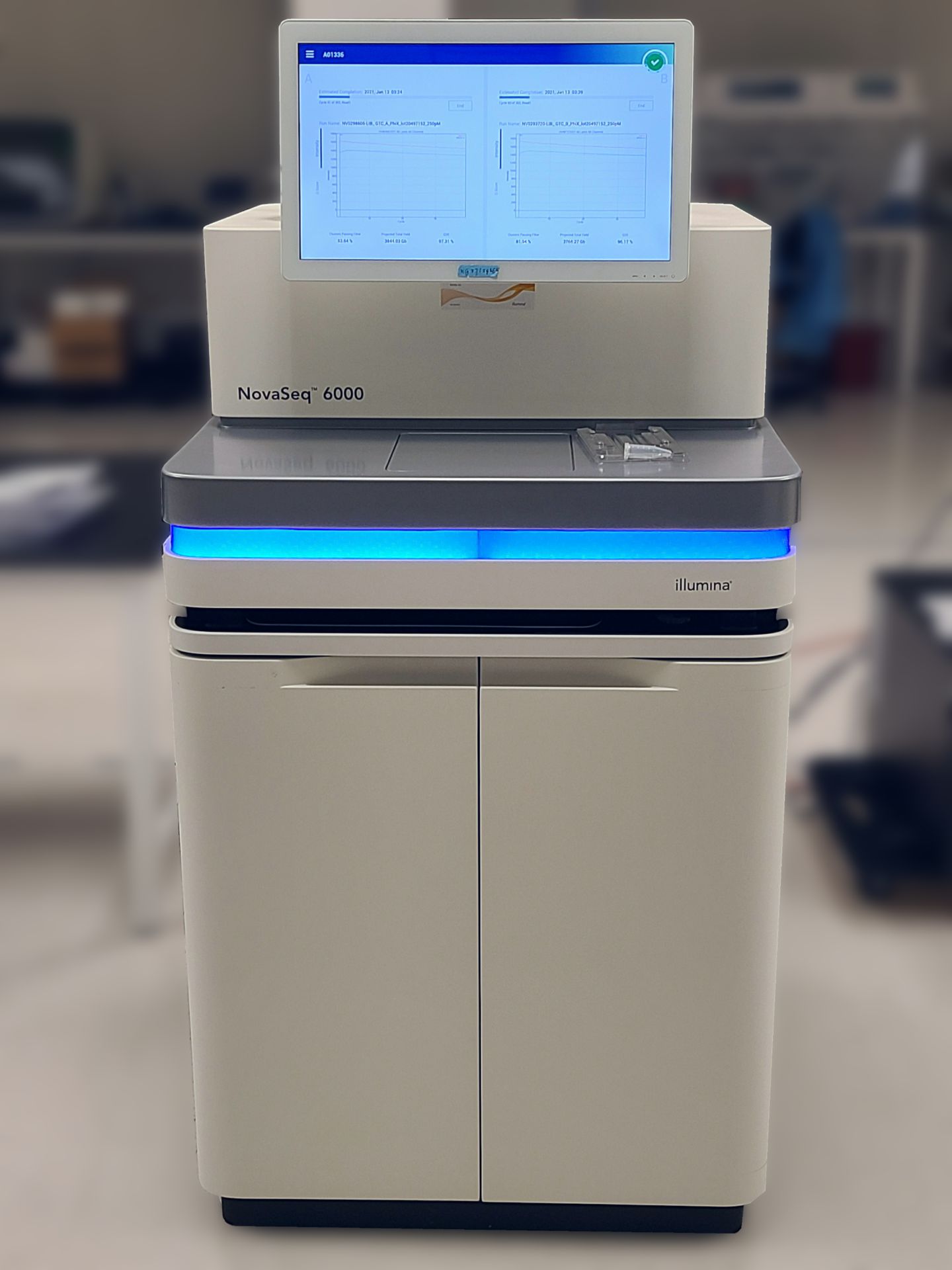 The Illumina NovaSeq 6000 in the GTC lab