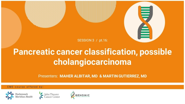 Pancreatic cancer classification